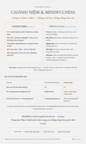 Infographic Chánh niệm & Mindfulness — Giống và khác ở đâu — không chê bai, không đồng hóa vội